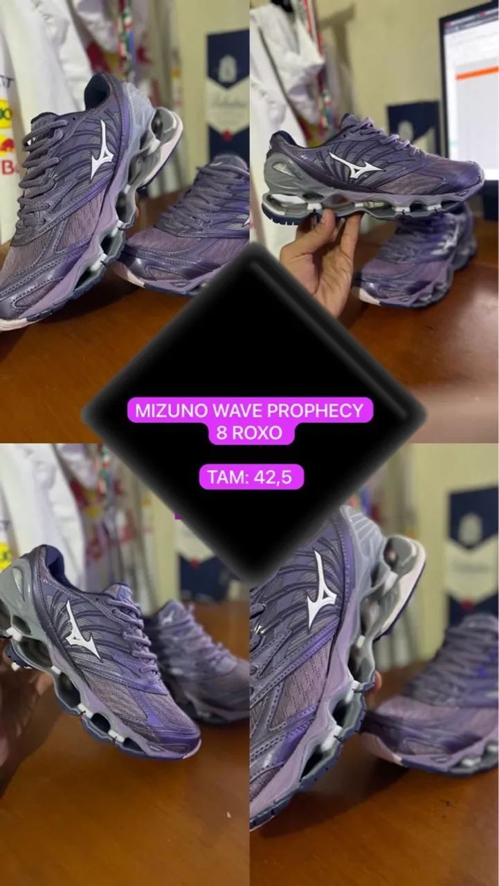 Mizuno pro 8 roxo  - Foto 2
