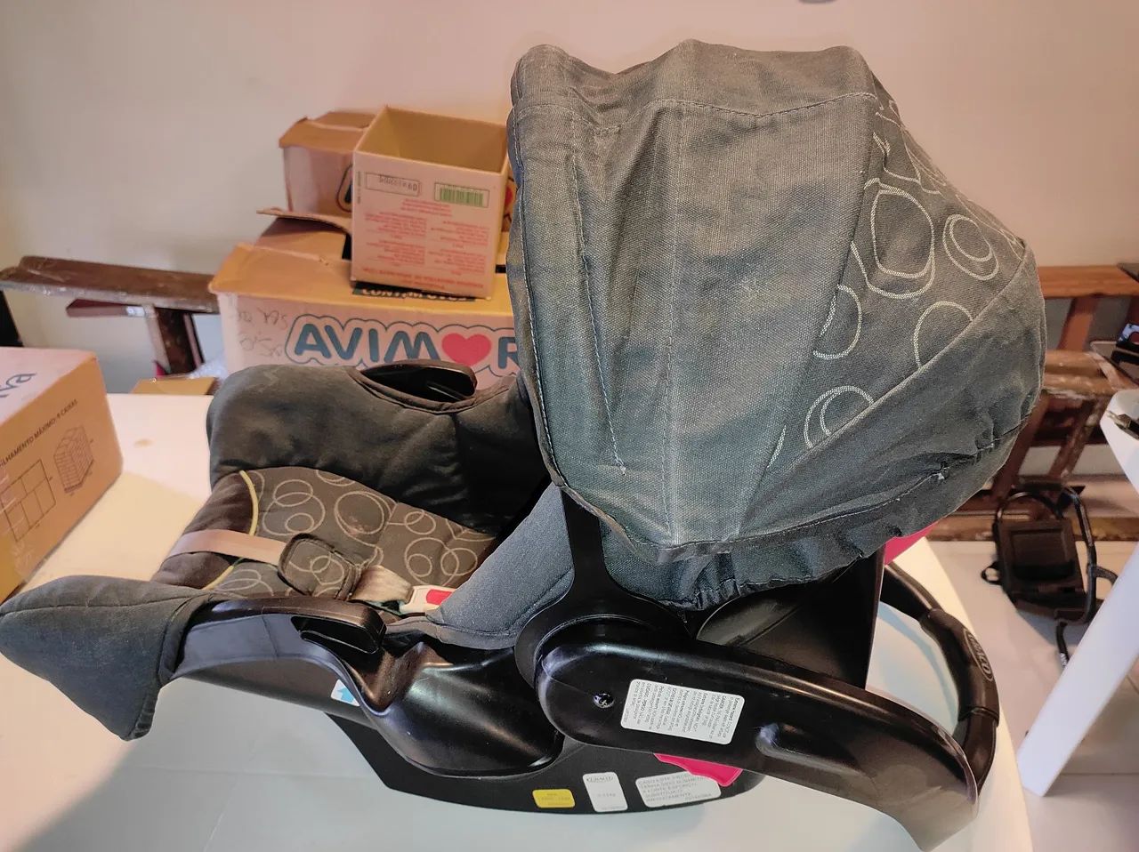 Cadeirinha bebê conforto para carro Graco- Usada - Foto 2