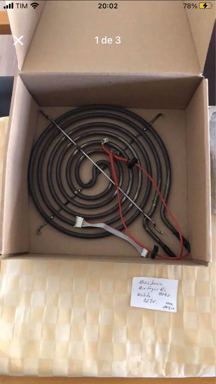 Peças de Air Fryer Philips Walita mod RI9240 grande  - 127 Volts - Foto 2