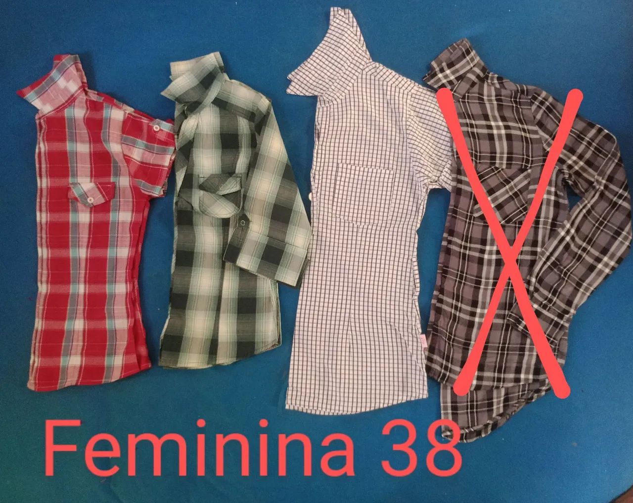 Camisas xadrez Femininas 36 ao 40 - Foto 3
