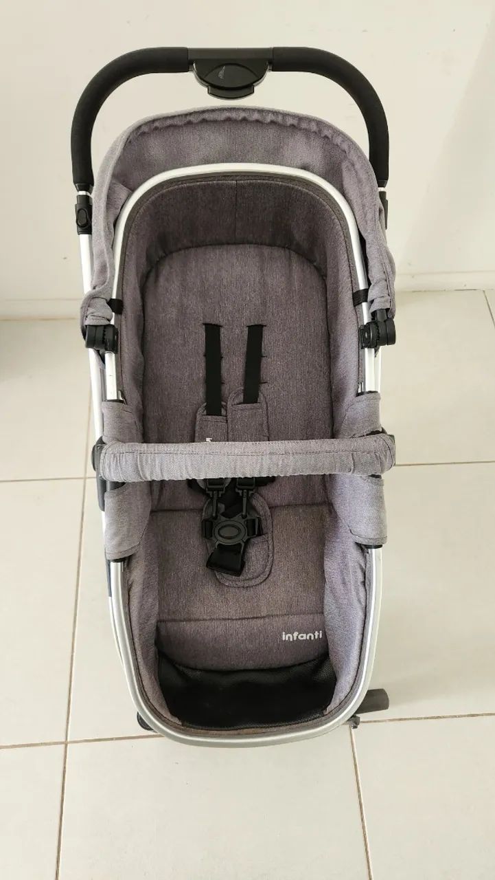 Carrinho de Bebê Epic Lite Infanti Cinza - Foto 3