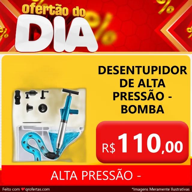 DESINTUPIDOR DE ALTA PRESSÃO PARA PIA, VASO SANITARIO, CANO - ATE 8 BAR DE PRESSÃO - Foto 6