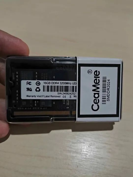 Memória RAM para Notebook 4gb, 8gb, 16gb - 2666mhz e 3200mhz - Anápolis