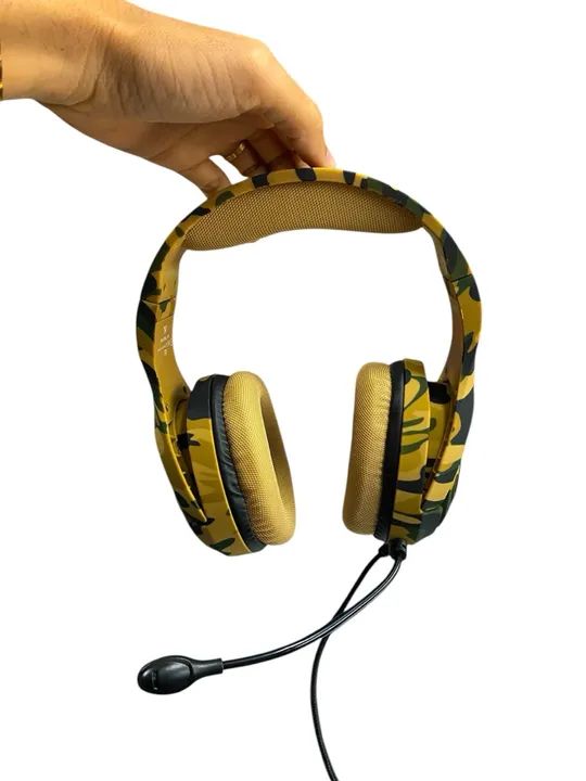 Headset Gamer Camuflado com Microfone - Foto 3