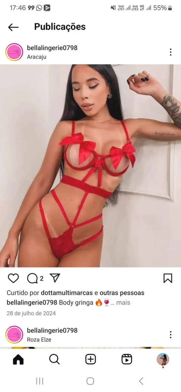 Body Gringa Vermelho - Novo