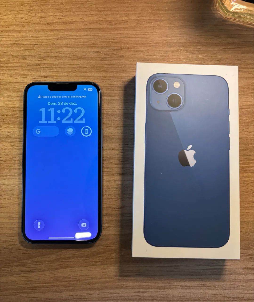 iPhone13 128GB ブルー Apple iPhone 13 128GB 5G - Vitrine - tela Super Retina XDR OLED