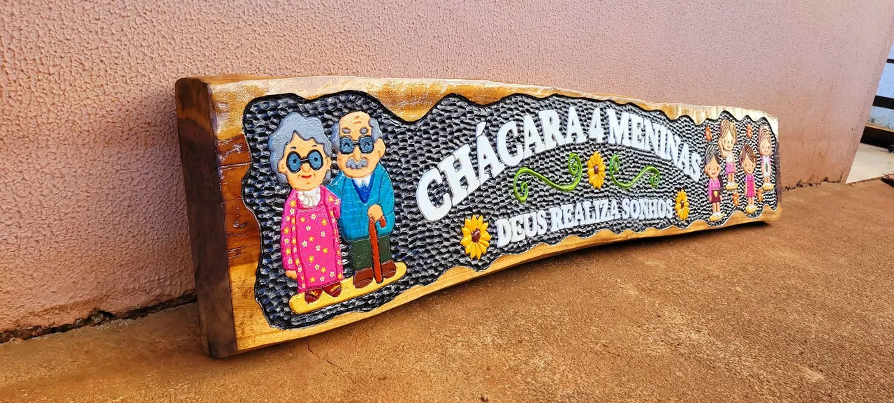 Placa Decorativa Chácaras