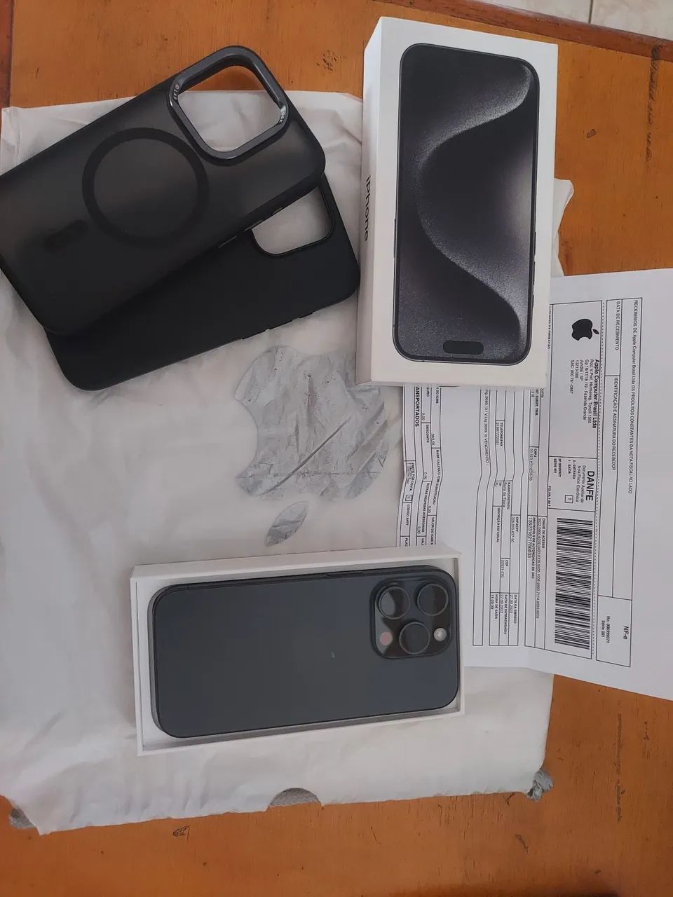 Iphone 15 Pro Garantia AppleCare+ NotaFiscal (VEJA)
