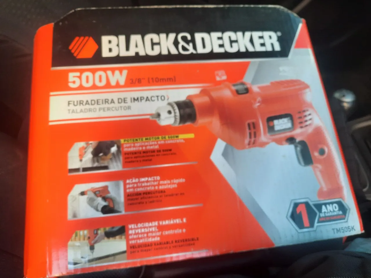 Furadeira de Impacto Black & Decker 500W