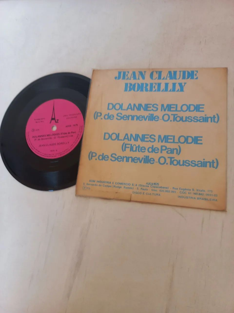 Compact disc de Vinil Dolannes Mélodie Jean-Claude Borelly - Foto 2