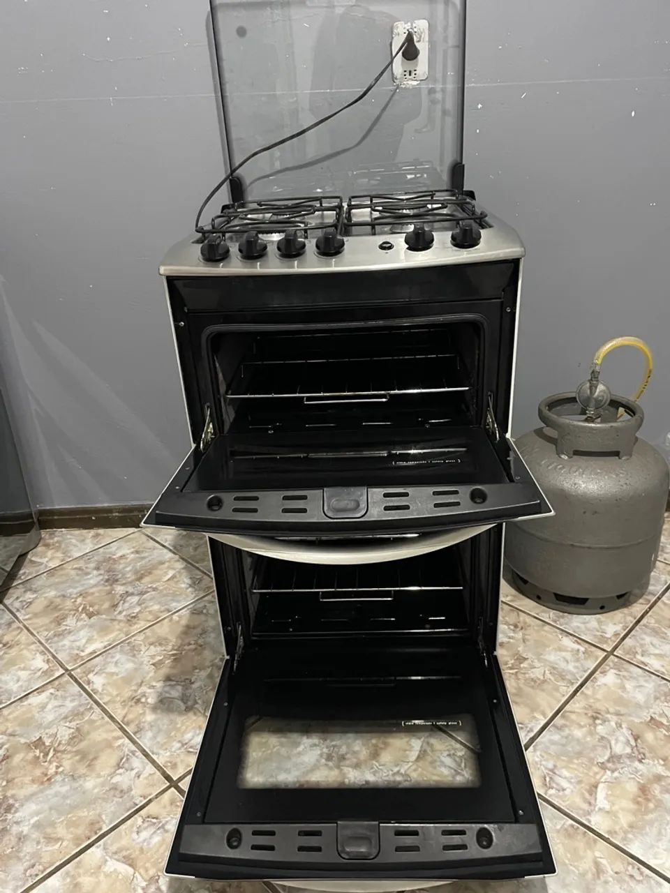 Fogão Electrolux 4 Bocas 2 fornos  - Foto 2
