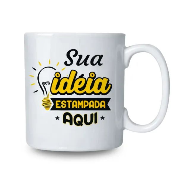 Caneca personalizada  - Entrega rápida e qualidade premium
