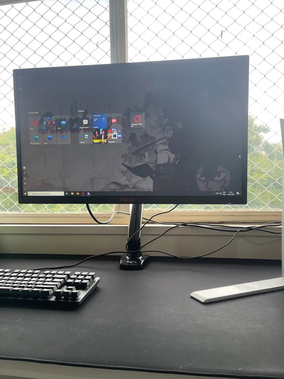 PC Gamer Ryzen 5, Monitor 240Hz, Teclado Razer, Mouse, Mousepad, Suporte - Foto 2