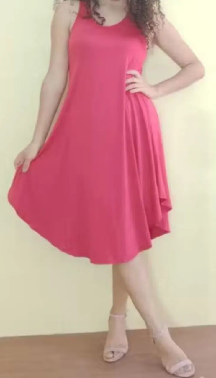 VESTIDO EM MALHA PLUS SIZE XG NOVO