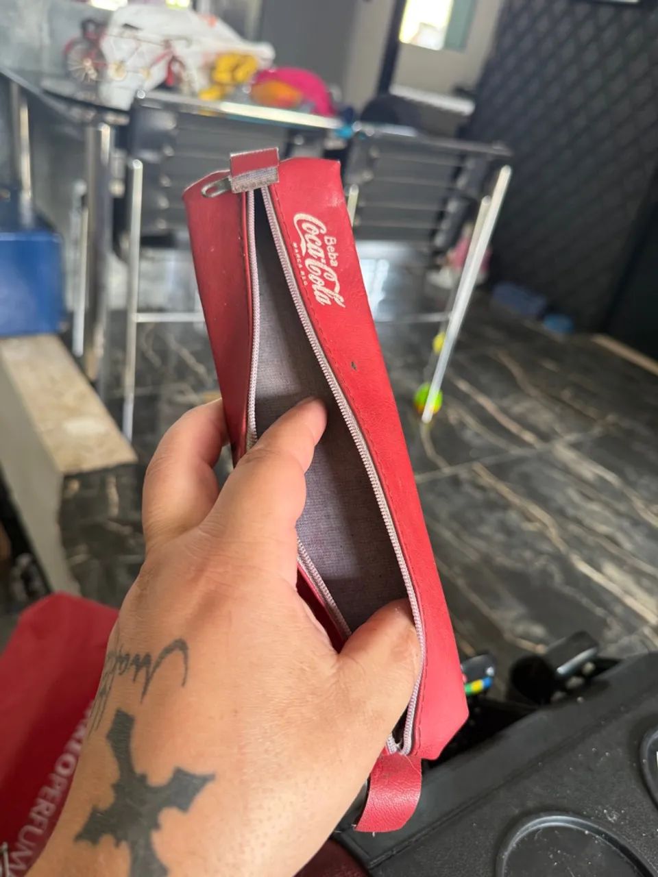 Estojo coca cola antigo - Foto 3