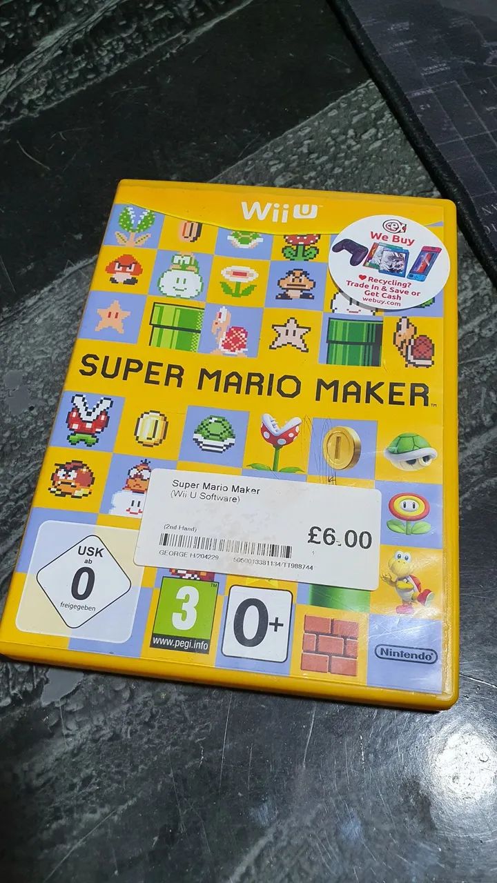 Jogo Super Mario Maker para Wii U, versão importada , Raro!  