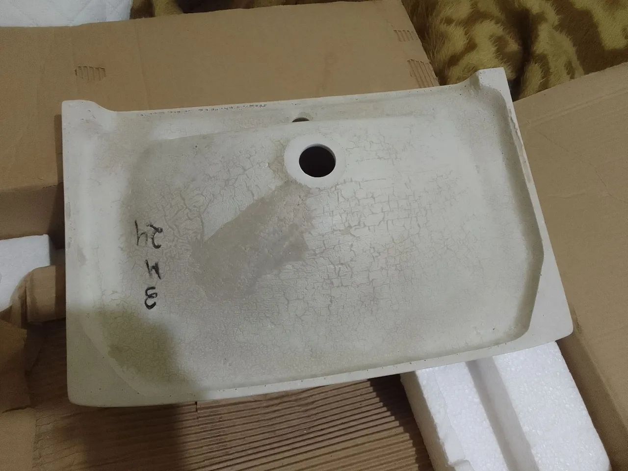 Cuba pia mármore sintético 50x32  - Foto 2