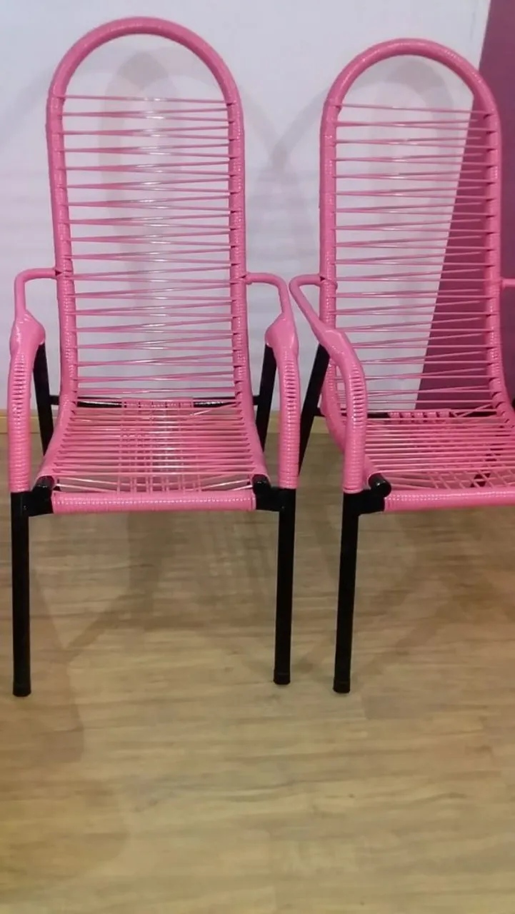 Cadeiras Acapulco Rosa - Design e Conforto