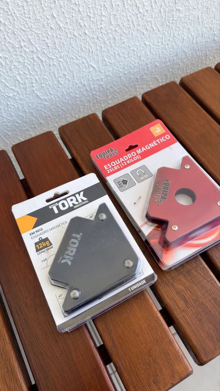 Kit 4 Esquadros Magnéticos para Solda 12kg  - Foto 3