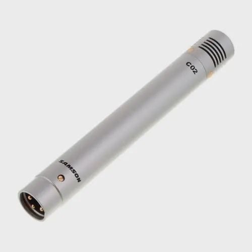 2 Microfones Samson C02 Condenser Usados