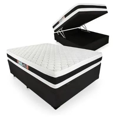 Cama box casal e colchão promoção!