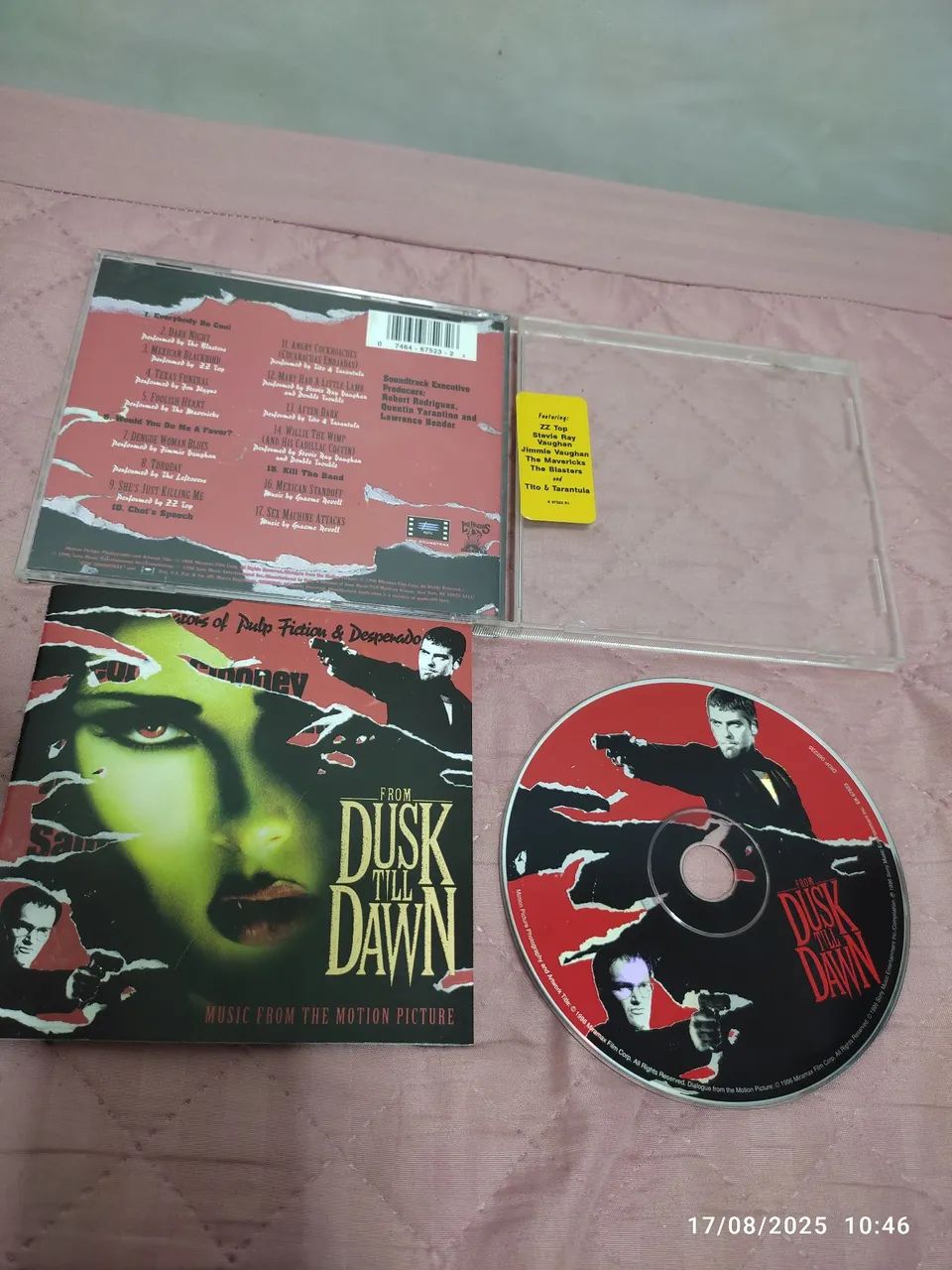 Um drink no Inferno -From Dusk Till Dawn - cd importado Trilha Sonora   - Foto 4