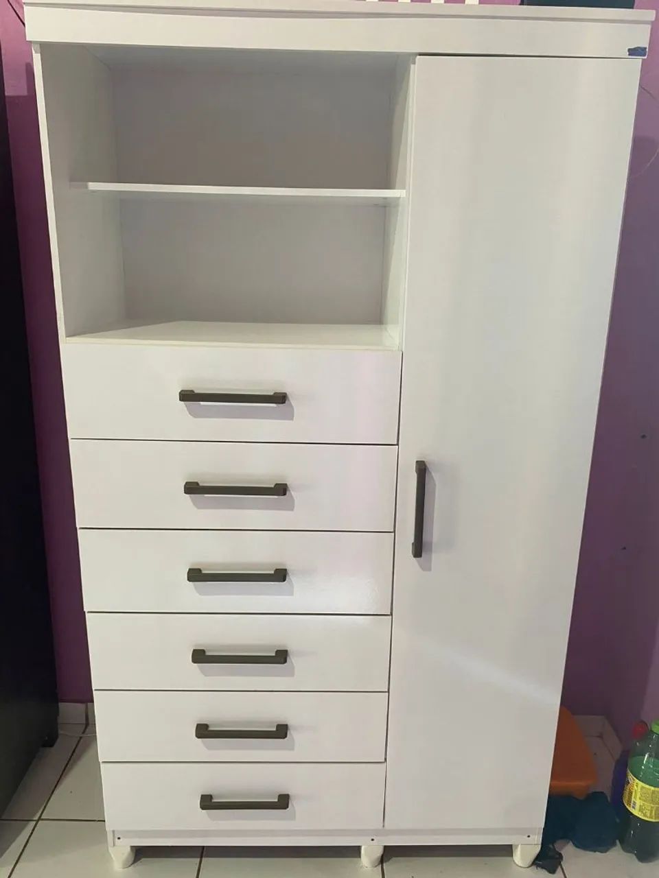 Cômoda Marabá 6 Gavetas Na Promoção. Entrega É Montagem Grátis Loja R&L Moveis  - Foto 5
