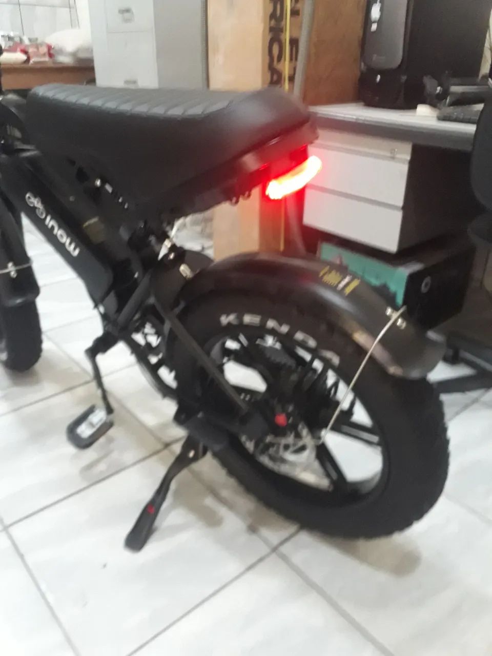 Bicicleta Elétrica INOW V20 Break 2025 muito nova sem nenhum arranhão  - Foto 3