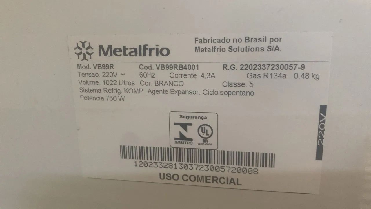 Geladeira/Expositora Metalfrío - Foto 2