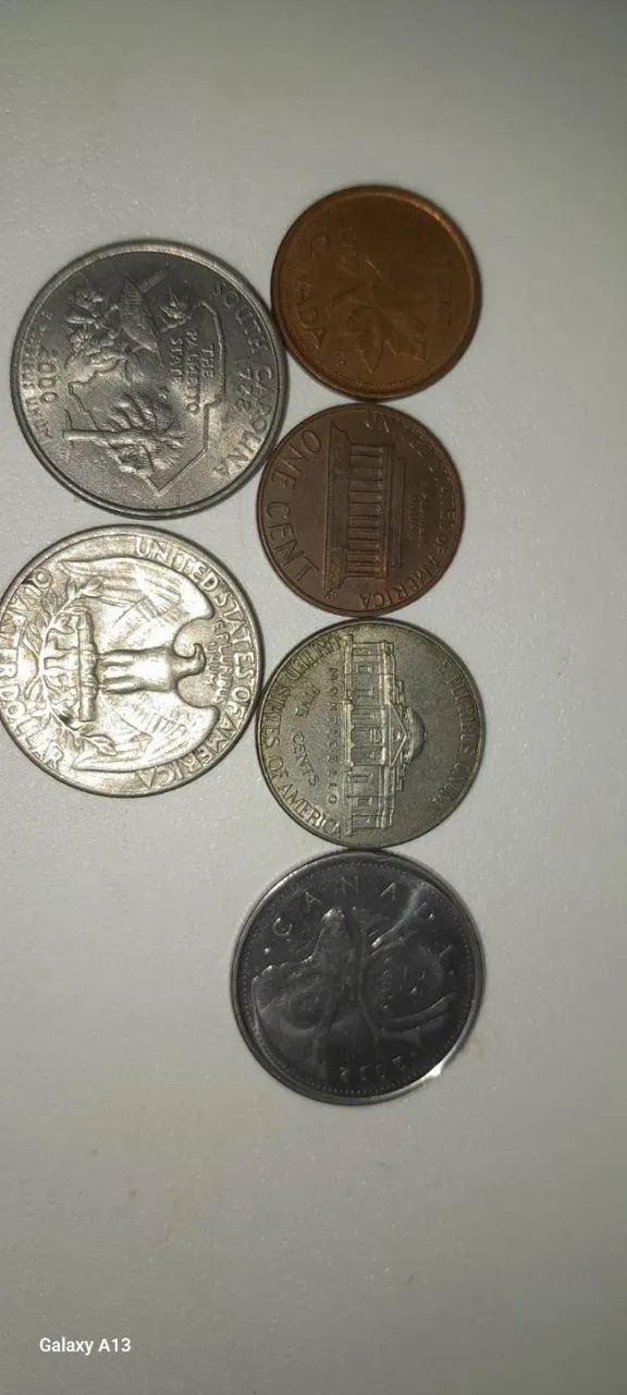Moedas USA e Canada