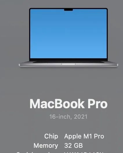 MacBook Pro 16 (2021) - M1 Pro | 32GB RAM | 1TB SSD - Notebooks