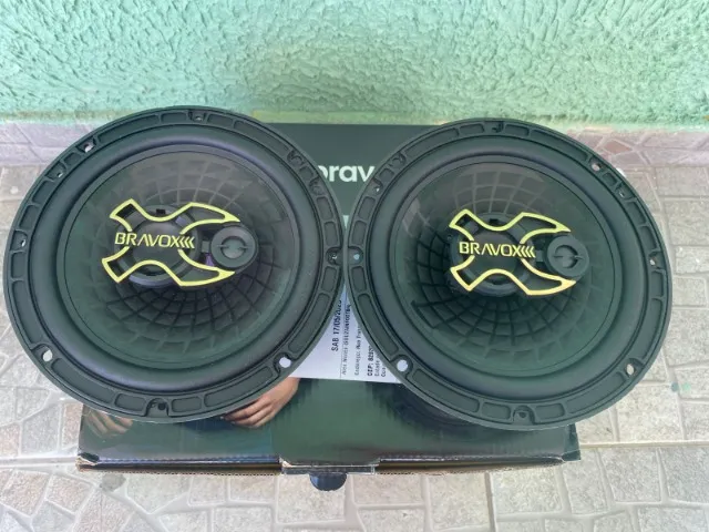 Par Falante Bravox Gold 6 Polegadas Novos