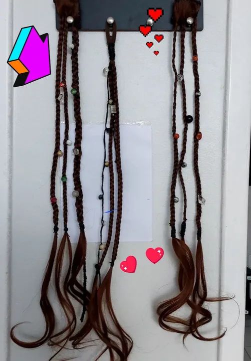 Tranças de Cabelo com pingentes - Foto 4