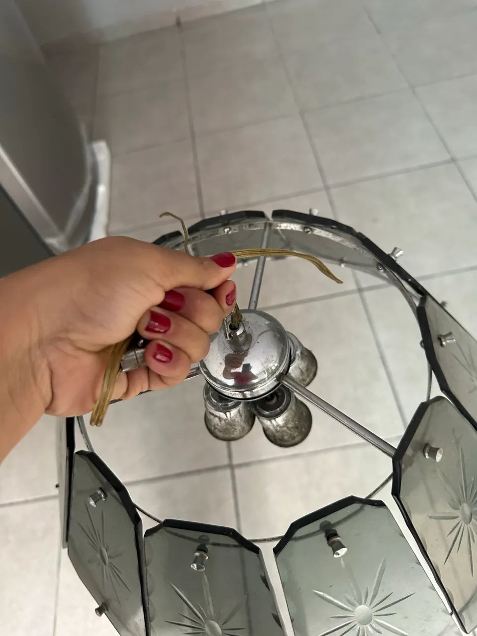 Lustre de vidro  - Foto 3