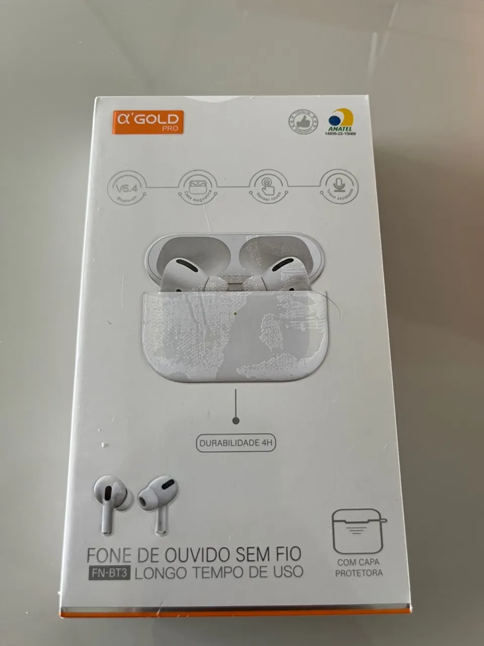 Fone de Ouvido Bluetooth Sem Fio Gold Pro - FN-BT3