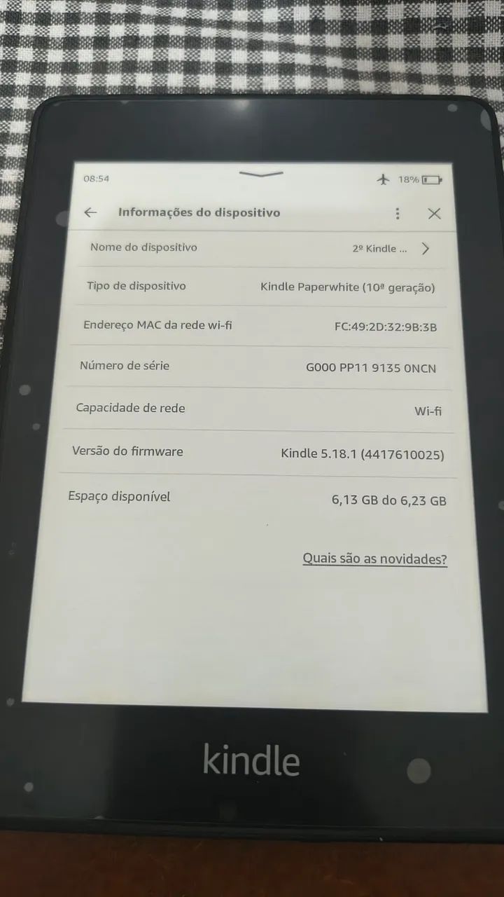 Kindle Paperwhite 10ª Geração + Capa Magnética - Foto 2
