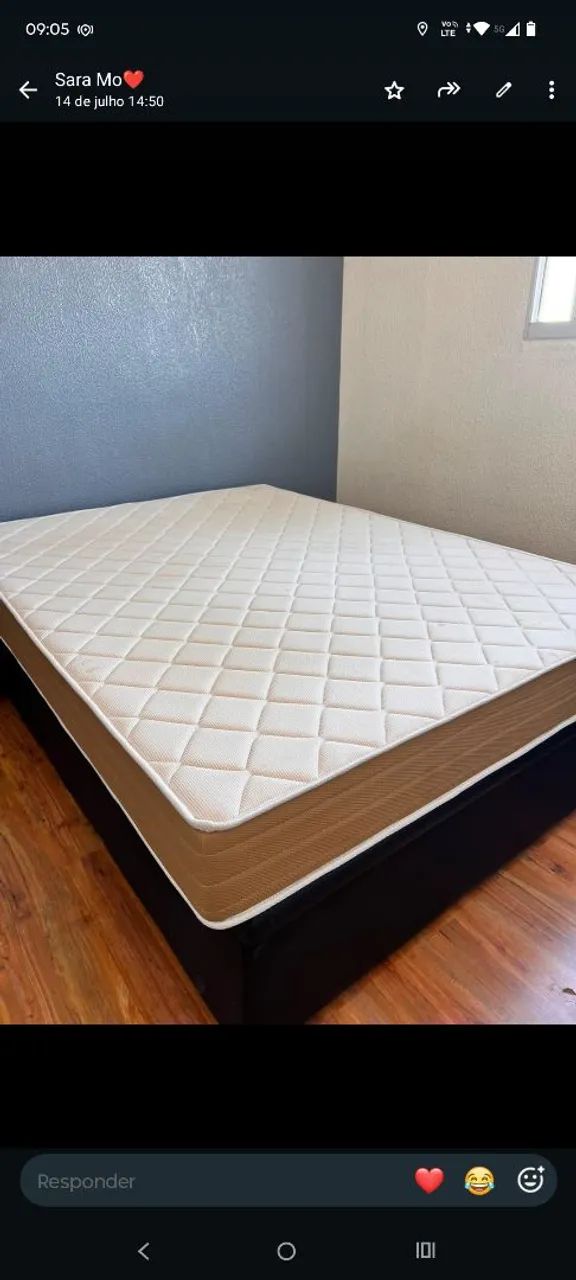Cama Com baú e colchão  - Foto 2