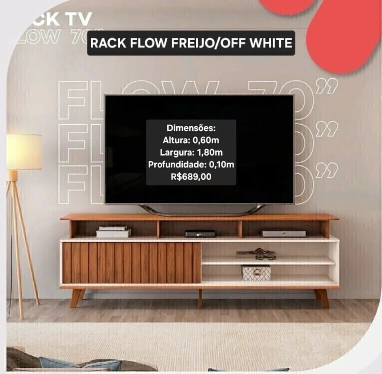 RACK FLOW FREIJO/OFF WHITE