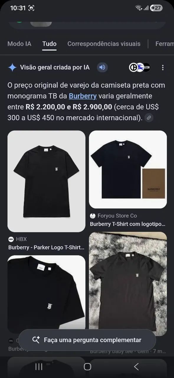 Camiseta Burberry Original  - Foto 4