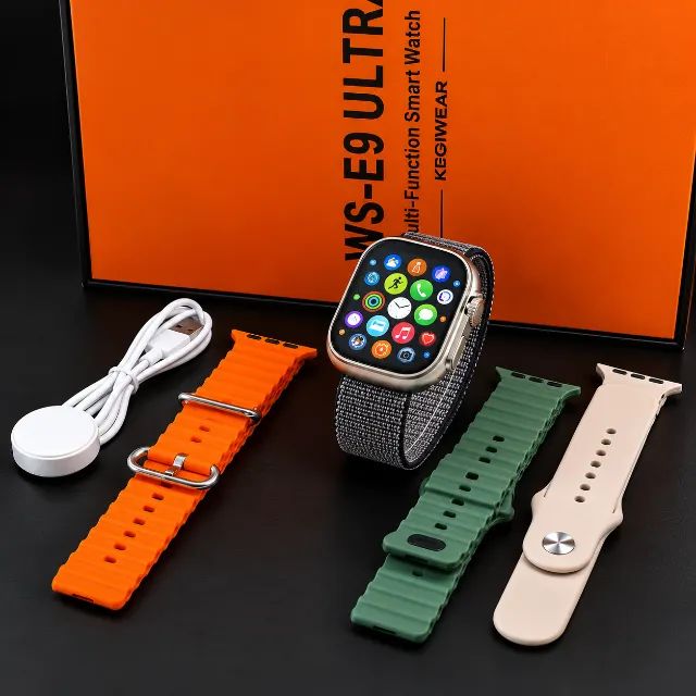 PAGUE NA ENTREGA! Smart Watch Ws E9 Ultra - Foto 2