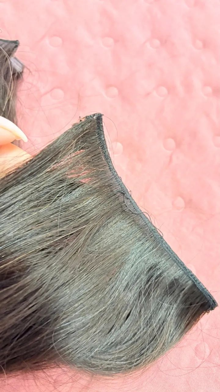 Cabelo brasileiro morena iluminada 63cm - Foto 5
