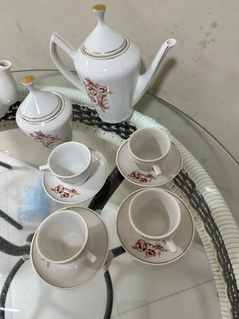 Conjunto de café antigo  - Foto 2