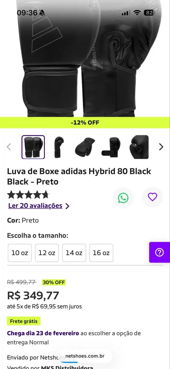 Luva Boxe Muay Thai  - Foto 4