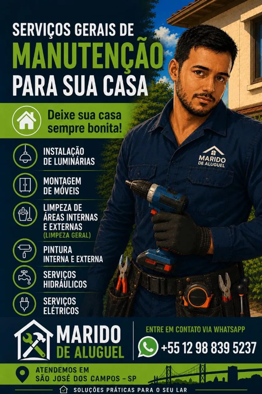 Casa bonita - marido que aluga 