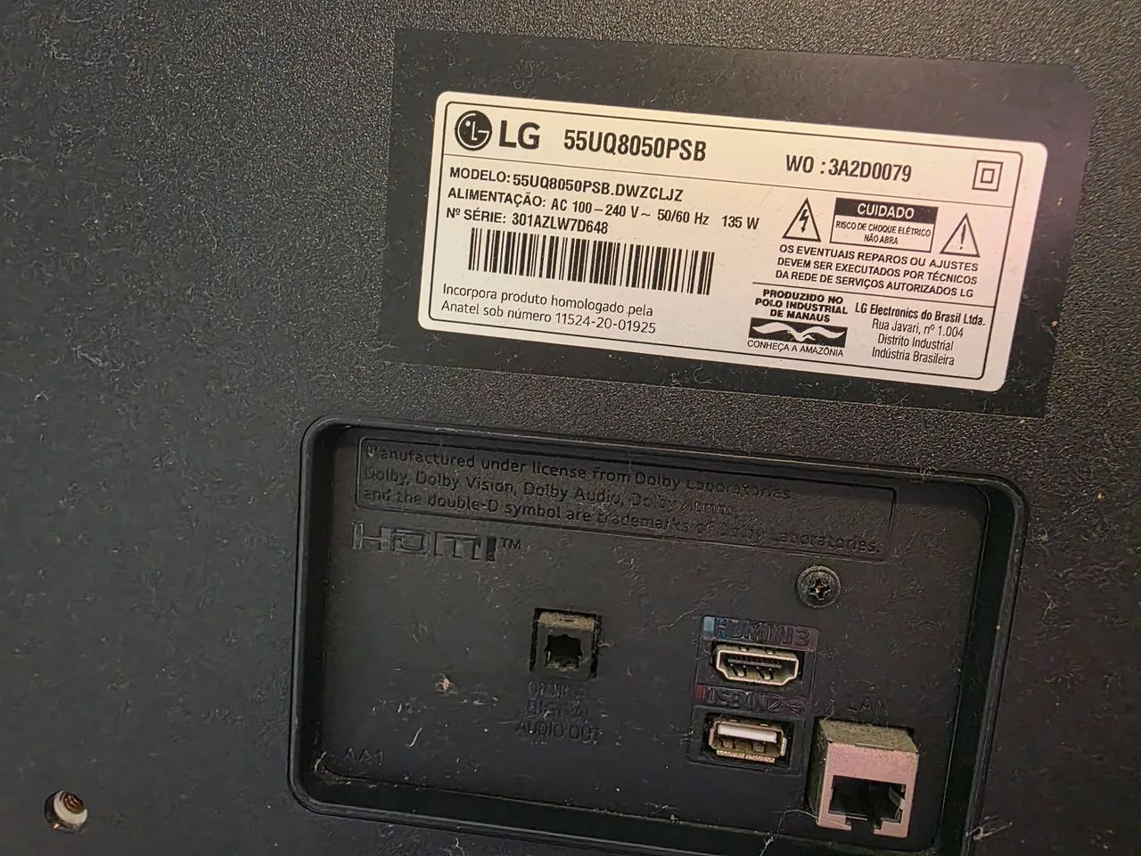 Tv lg 55 polegadas