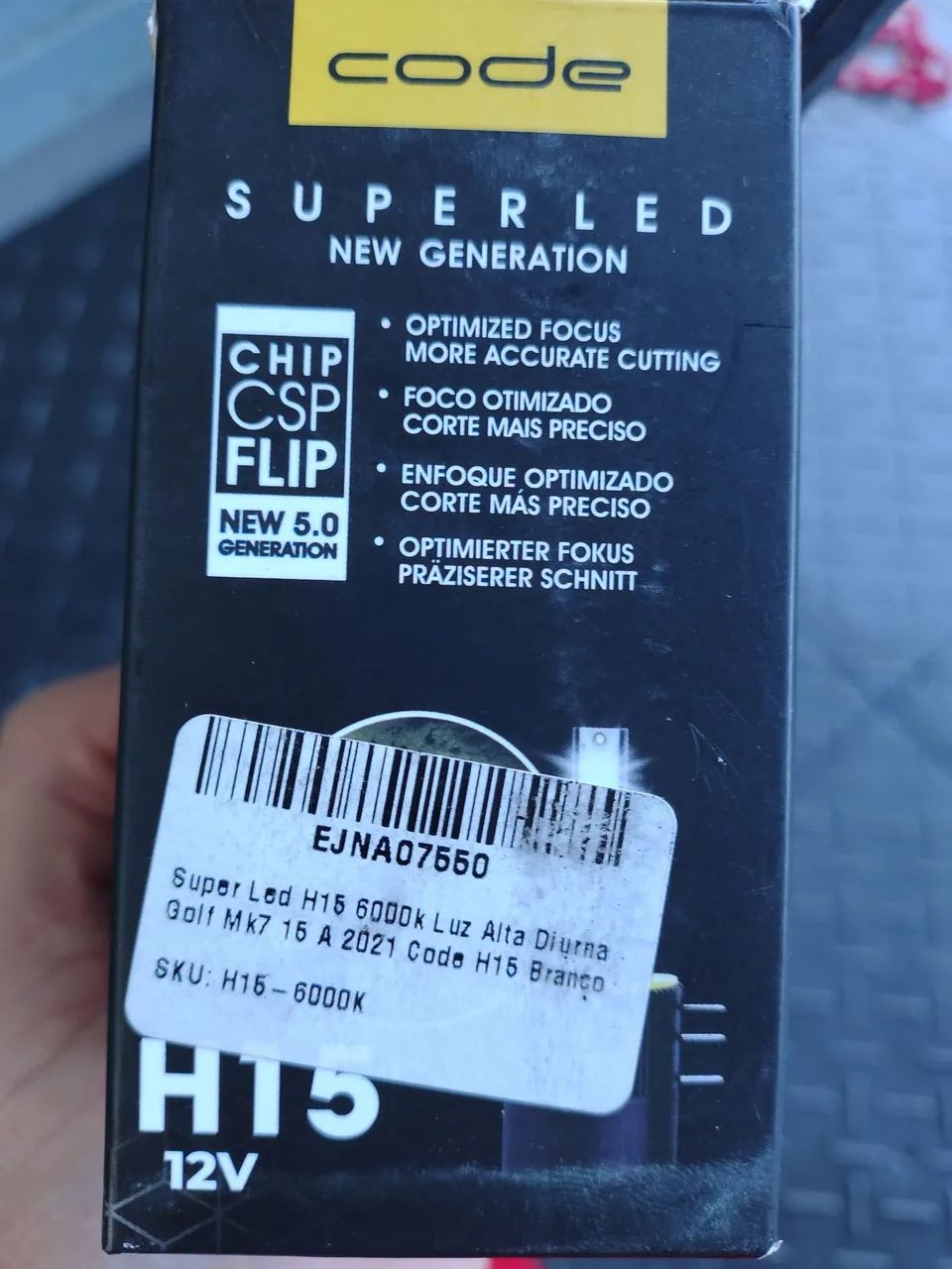 Par lâmpada H15 Super LED 6000k code - Foto 3
