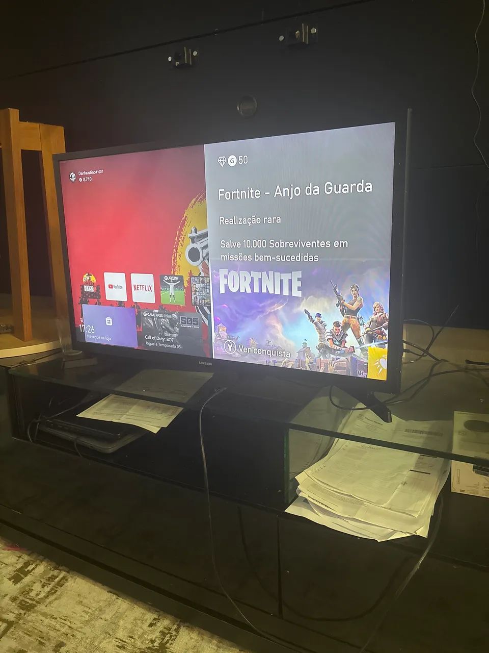 TV Samsung.  Não é smart 