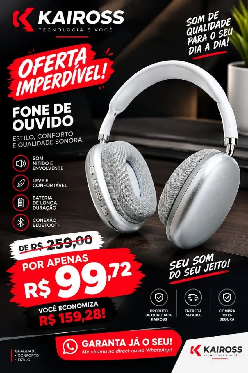 Fone de ouvido  - Foto 2