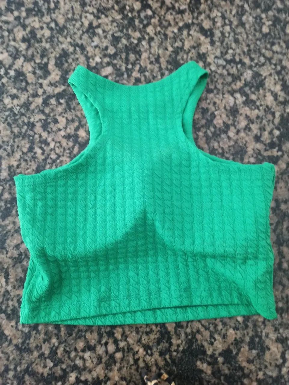 Cropped verde com bojo  - Foto 2