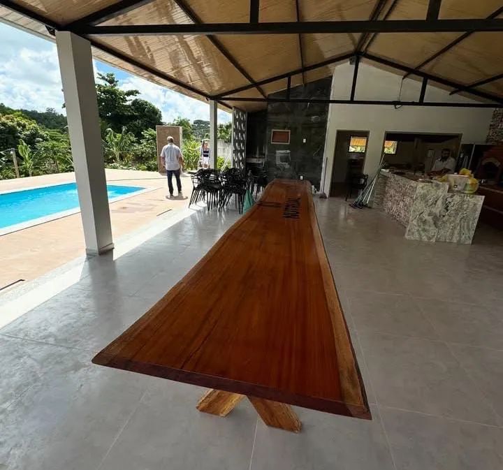 Mesa 6 m rústica 